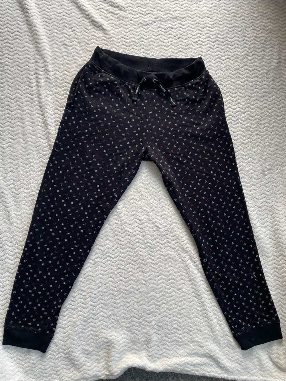 Calvin Klein Printed Pajama Jogger Pants Size Medium
